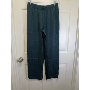 Haven Well Within Cupro Blend Lounge Pants Dark Teal | Size M | NWT | LENZING™
